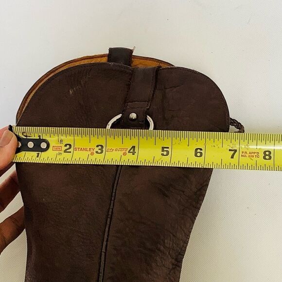 GOLDEN GOOSE LEATHER BOOTS BROWN SIZE 10 EUC - Picture 6 of 10